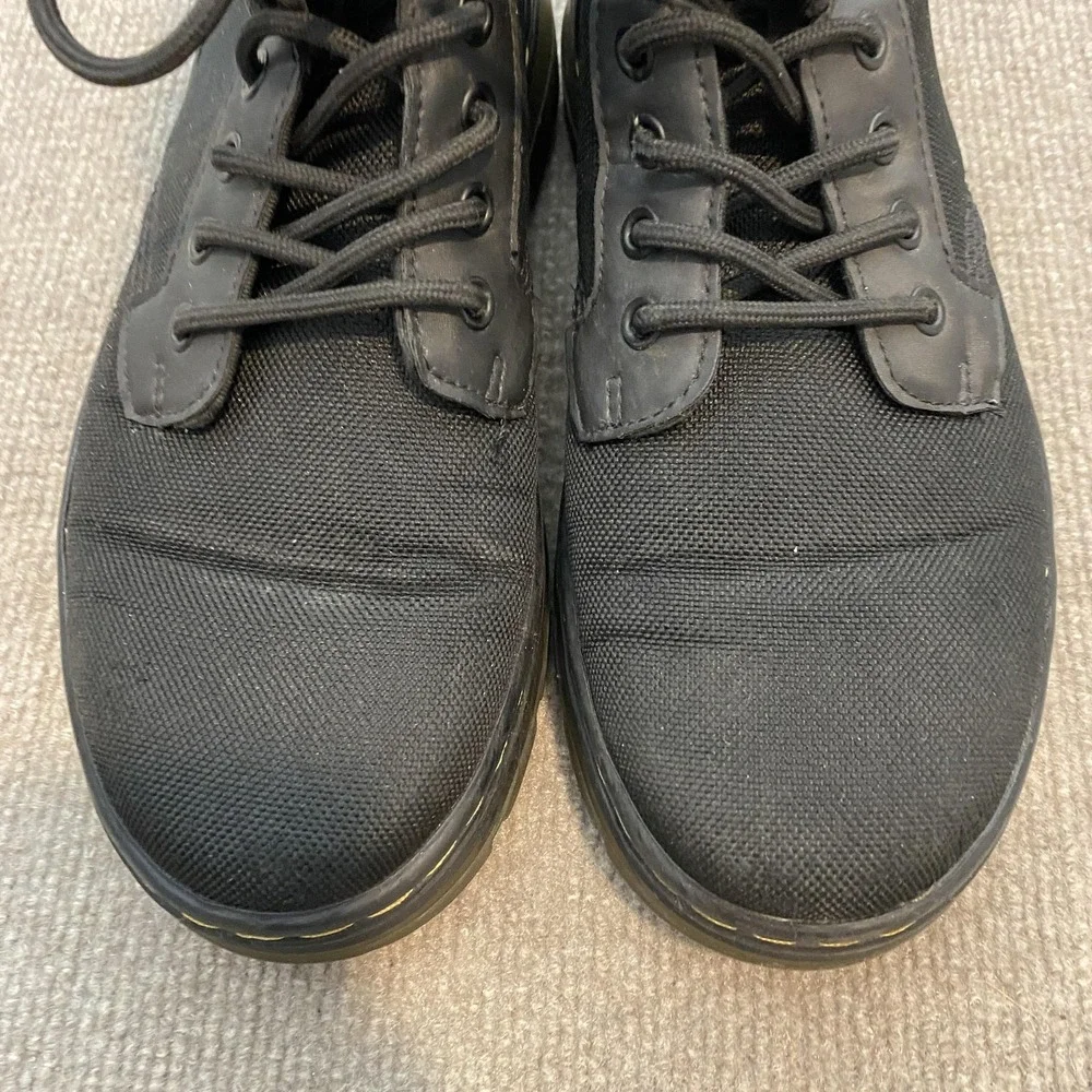 Dr. Martens Combs Boots Mens 8 Womens 9 Nylon Combat Lace Up Punk Lug Sole